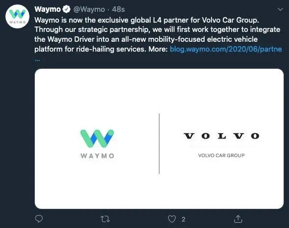 左手Waymo右手滴滴 沃尔沃为什么这时候密集发力自动驾驶?