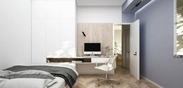 114㎡清新北欧风格婚房装修,弧形元素甜蜜升级