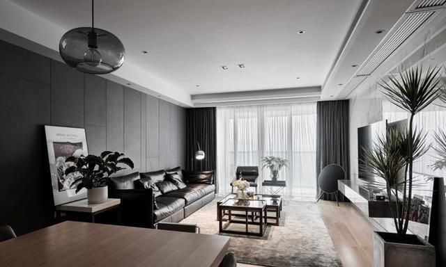 阳昭作品:150㎡极简大平层,中产阶层的家,满眼尽是低调的奢华
