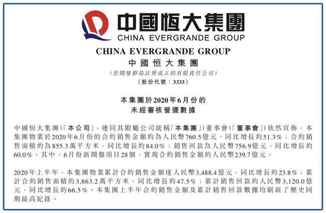 剑指8000亿,恒大凭什么?许家印拿出了这份成绩单
