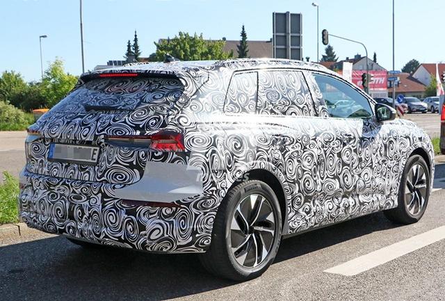 将提供两个续航版本/预计明年上市 奥迪Q4 e-tron谍照首度曝光