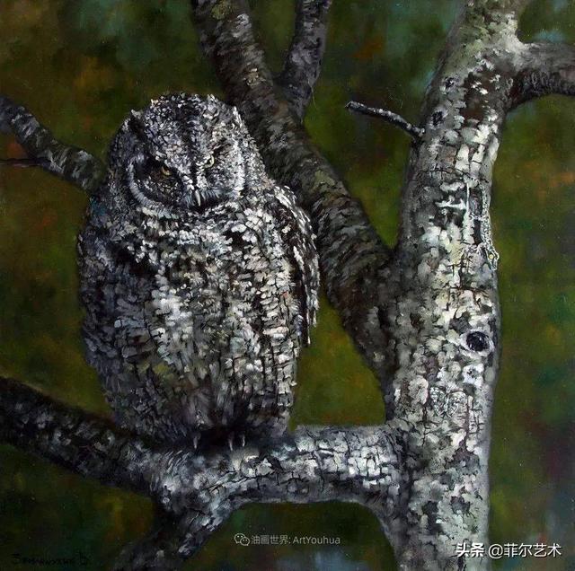 俄罗斯画家泽尔特·瓦伦蒂诺维奇动物与风景油画欣赏