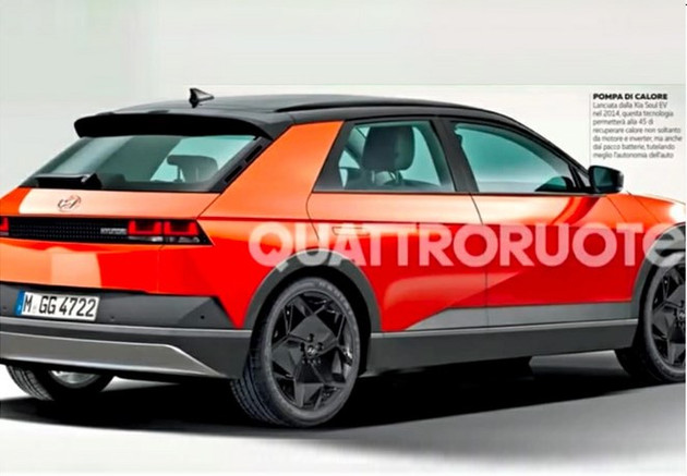 最高续航450km,现代纯电动SUV 45渲染图曝光,预计2021年上市