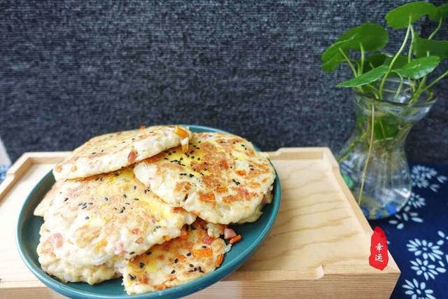 豆腐蔬菜饼,口感独特,营养成分丰富,一家老小都爱吃