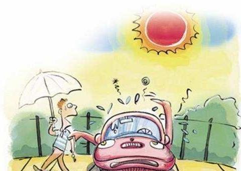 炎热的夏天，汽车停在树下和太阳下，到底哪个更伤车？