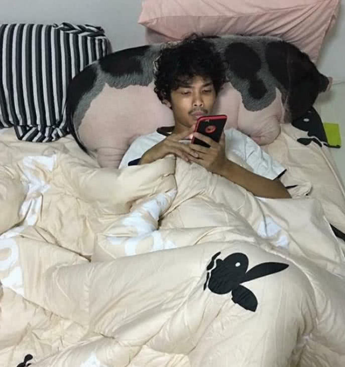 泰国男子养了一只宠物猪,每天抱着睡觉,没想到一年后变化太大