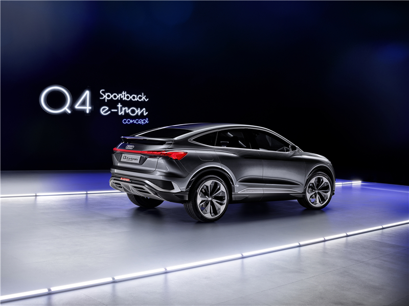 奥迪Q4 Sportback e-tron概念车首秀 WLTP续航450km