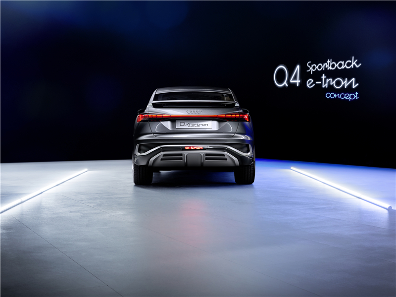 奥迪Q4 Sportback e-tron概念车首秀 WLTP续航450km