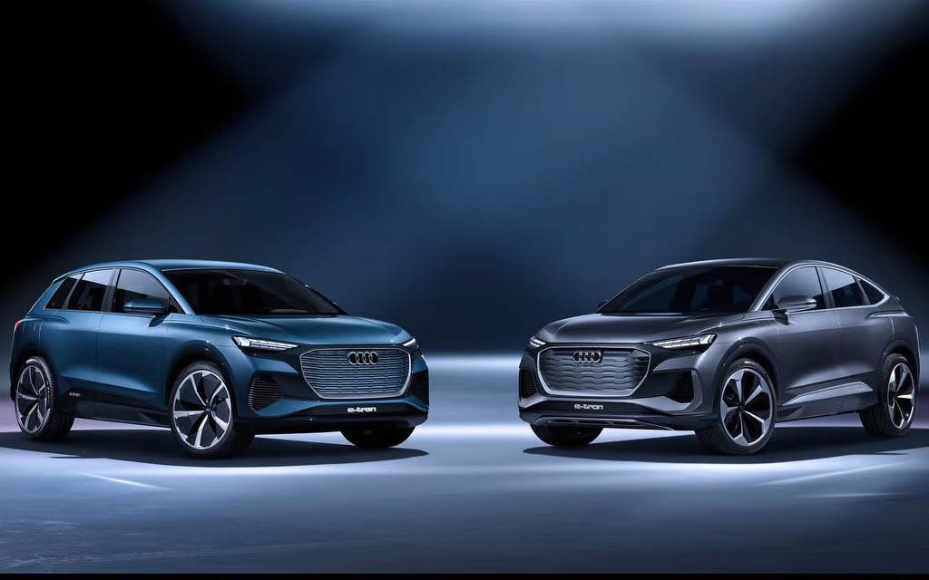 续航500公里,6.3秒破百,奥迪Q4 Sportback e-tron概念车亮相