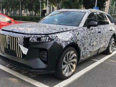 红旗E-HS9最新路试谍照曝光 豪车范儿十足