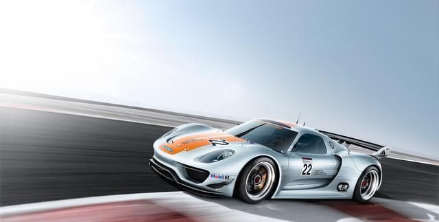 保时捷918 Spyder:首款搭载三驱动单元的超级跑车