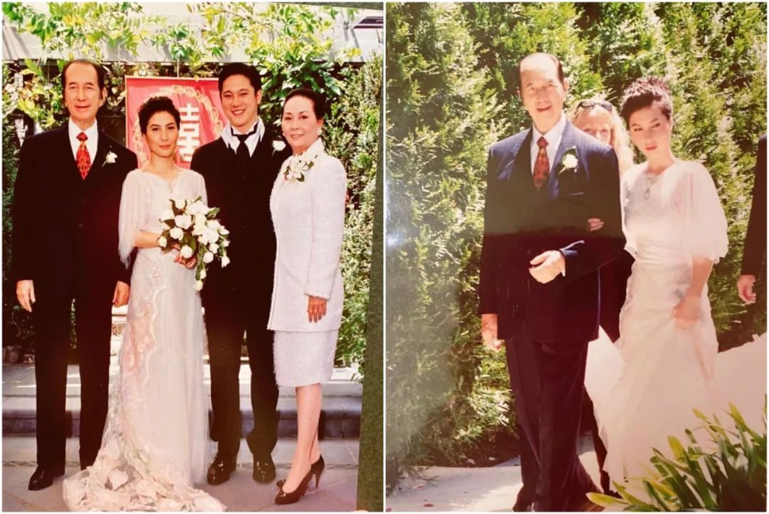 参加四女儿何超仪在澳洲举办的婚礼.