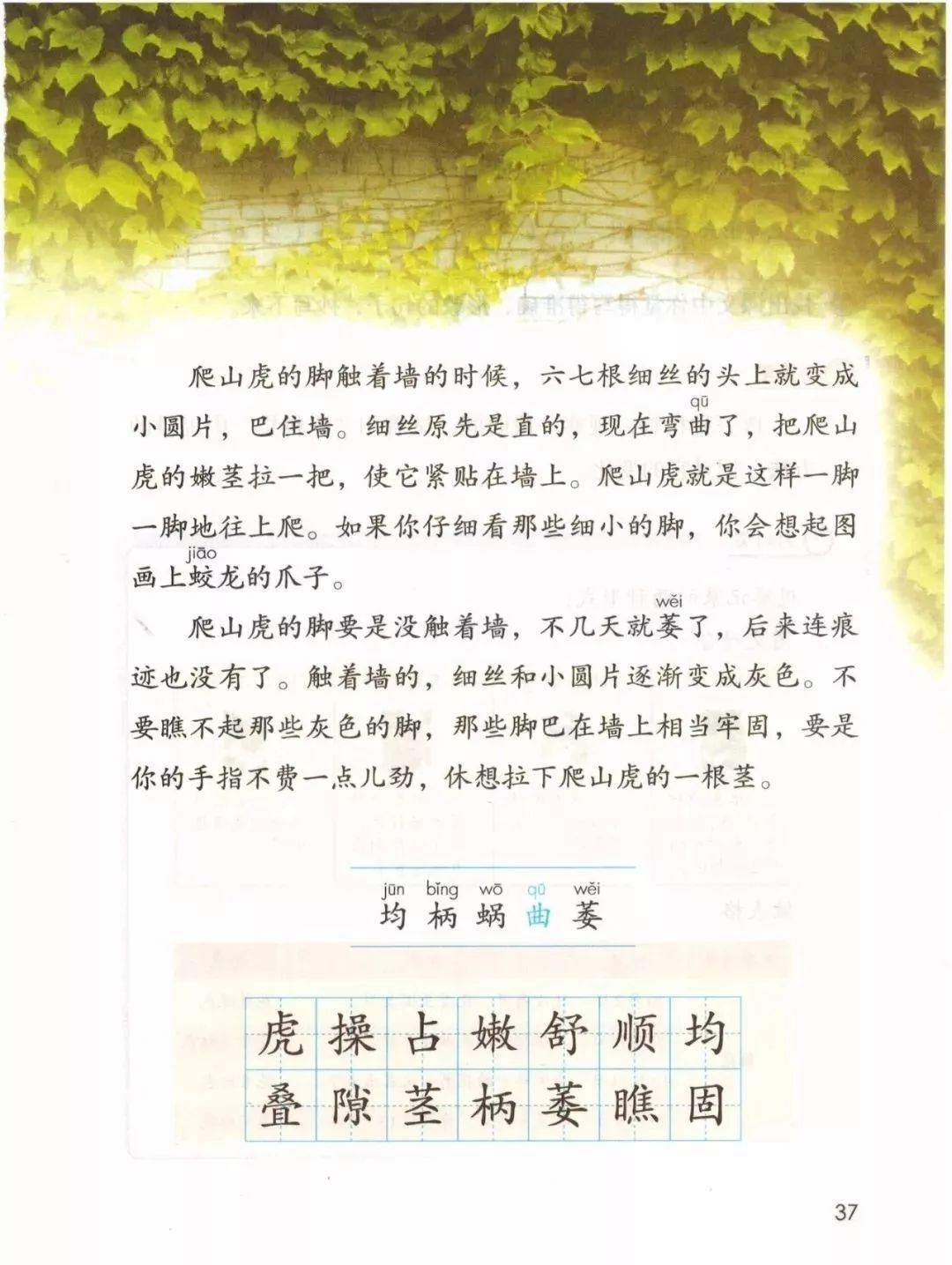 统编版2020年秋四年级上册语文电子教材课本(高清版,可打印)