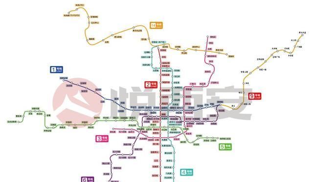西安地铁规划2025高清,大西安地铁规划图2040 10线共建,8线运营,西安地铁迎"丰收大年"