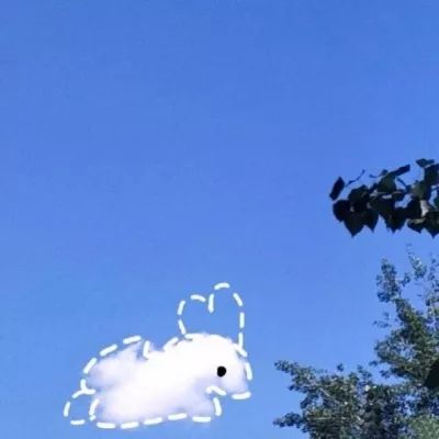 蓝天云朵头像当朋友圈背景图也是极好的