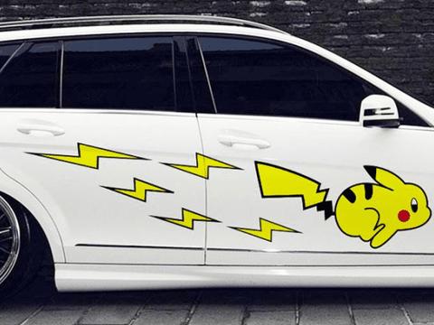 “皮卡丘版”马自达上街，被责令揭掉，不料第二天皮卡丘生气了