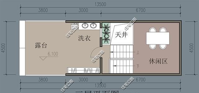 5米宽,长15米左右的地方,农村自建房如何设计?