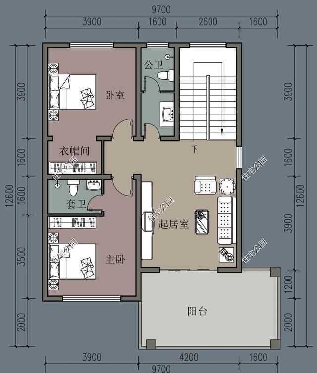 农村自建房宅基地宽12米进深12米怎么设计好