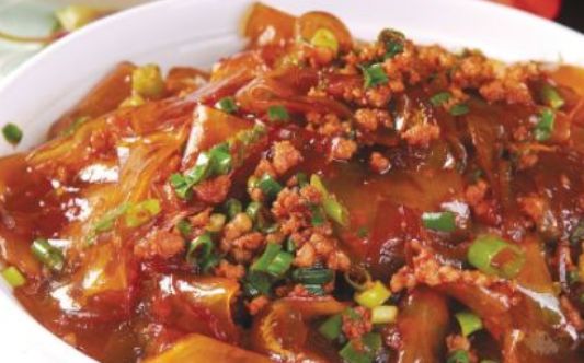 猪肉最好吃的做法,饭都不用煮了,不仅省事还特美味,一盘不够吃|粉皮