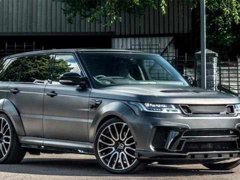 揽胜运动SVR改装版实拍，配备全新设计的前后保险杠