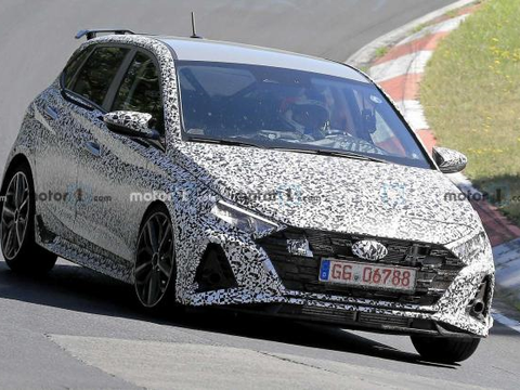 全新现代i20 N谍照曝光 有望搭载2.0T？