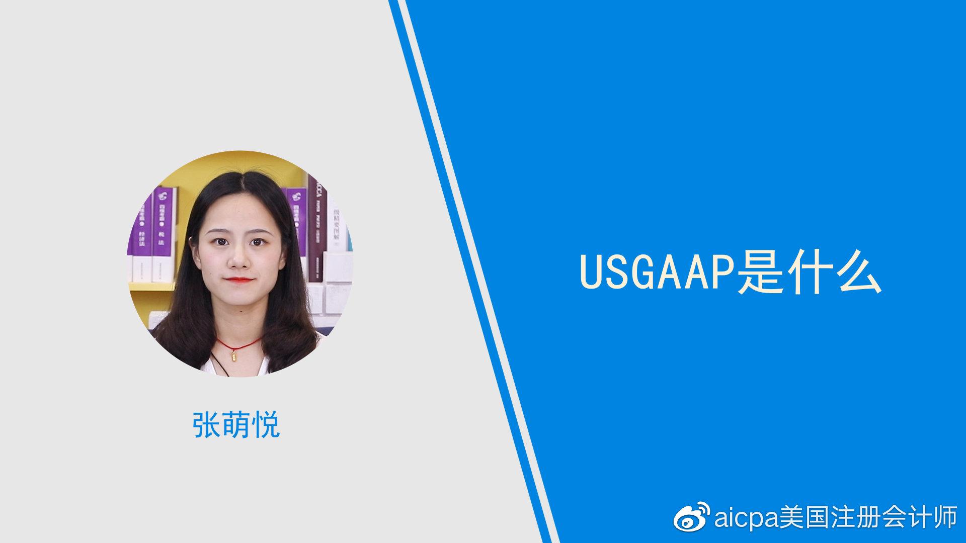 USGAAP是什么