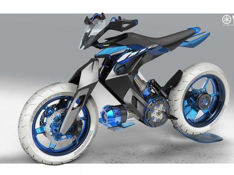 水驱动摩托2025年实现？雅马哈XT 500水动力概念摩托