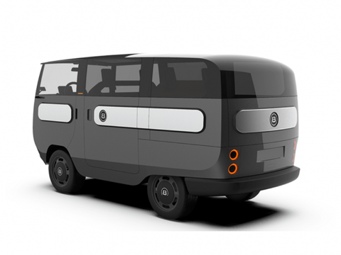 新创公司 Electric Brands 展示 2021 年款的 eBussy 模块化 EV