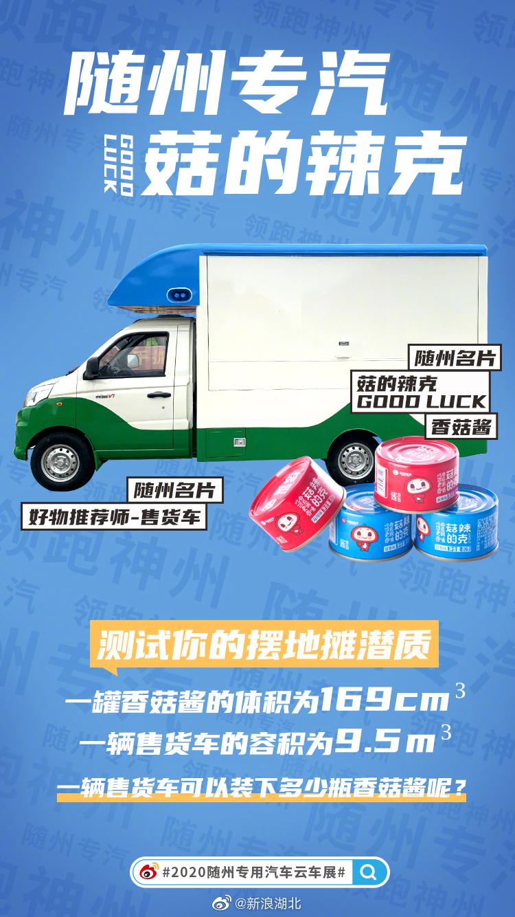 2020随州专用汽车云车展 两大随州名片向你发出摆地摊潜力测试邀