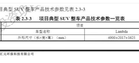 路特斯首次国产中大型SUV 命名为Lambda 有三种动力总成
