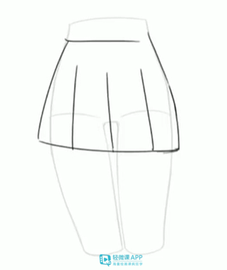 漫画女生裙子如何绘制轻松画出女生百褶裙