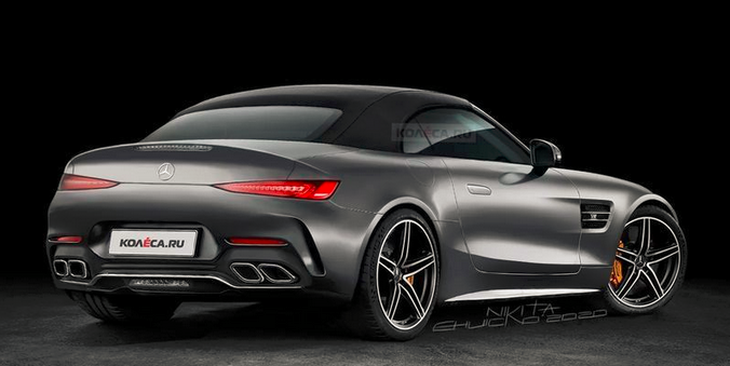 全新梅赛德斯-AMG SL级渲染图曝光 搭4.0T插混