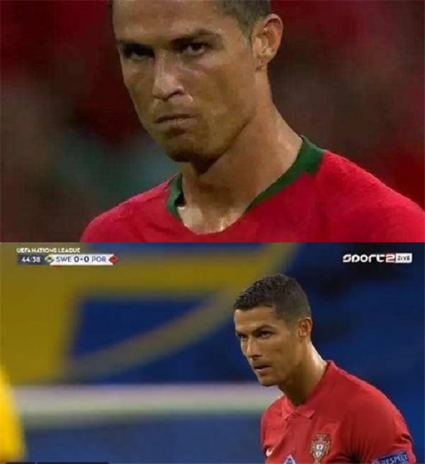 "杀人"的眼神!c罗复制世界杯神进球,1球变欧洲第1 历史第2