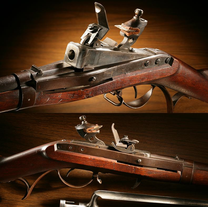 它不是第一把后膛枪,但是第一把工业化量产的后膛枪,霍尔1819
