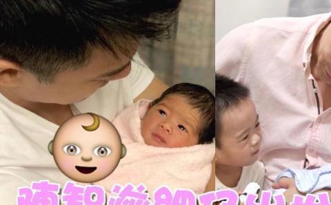 42岁前TVB小生宣布二胎出生，并透露亲自进入产房剪脐带