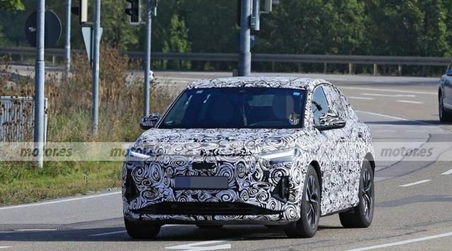 奥迪Q4 Sportback e-tron谍照首次曝光 将搭后驱和四驱系统