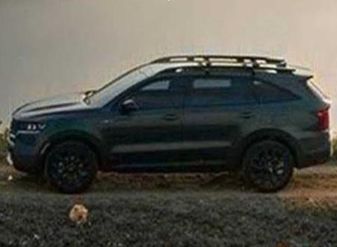 整体风格硬朗，全新起亚索兰托实车图