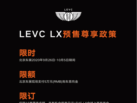 直击2020北京车展：LEVC LX全球首秀