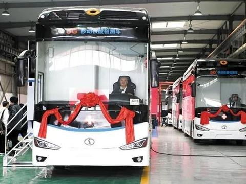 玉柴国六重机助力国内首辆5G智能移动核酸检测车研制成功