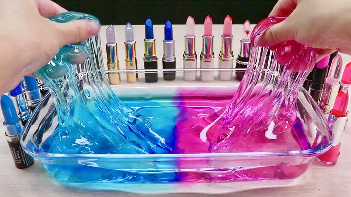 超梦幻的口红混泥！当无硼砂泥遇到蓝粉口红，结果会怎样呢？_新浪新闻