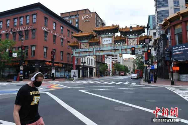 重启中的华盛顿唐人街。 中新社记者 陈孟统 摄