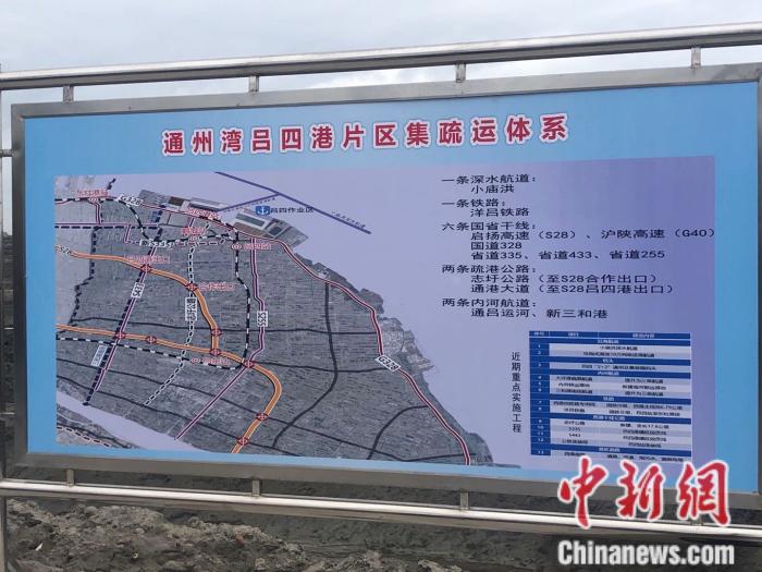 通州湾吕四港片区集疏运体系。 左宇坤 摄