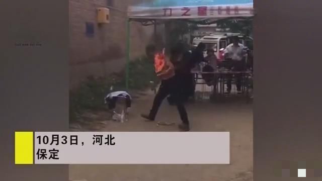 河北一男子火焰铺满整张脸，脸部被烧伤，只因表演喷火时出现失误