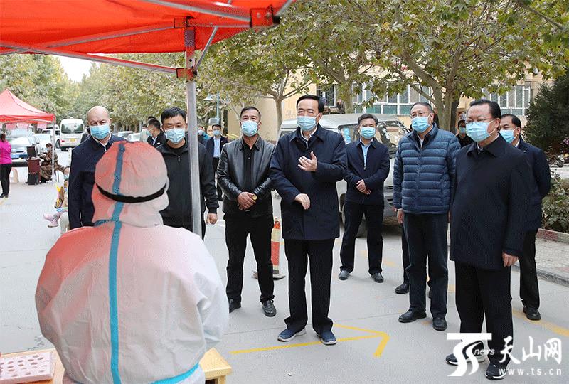 陈全国在喀什地区调研疫情防控工作