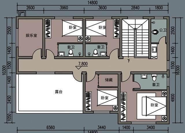 10米宽15米长建房图纸,15米x10设计图纸 农村自建房15米宽,10米深有什么好设计?