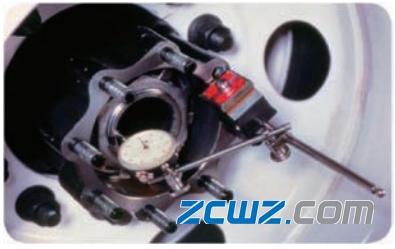 SKF轮边轴承端面窜动检测步骤