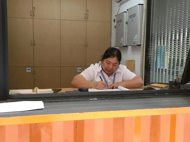 裘益君在备考。受访者供图