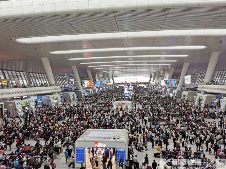 杭州东站客发量位列长三角铁路客站首位!