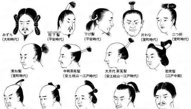日本月代头是女真的模仿品 明治维新时下令取消此发型