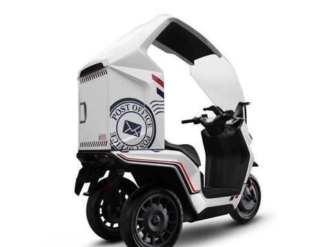 三轮、铝电池、电子后视镜,三阳EP3三轮电动概念车亮相